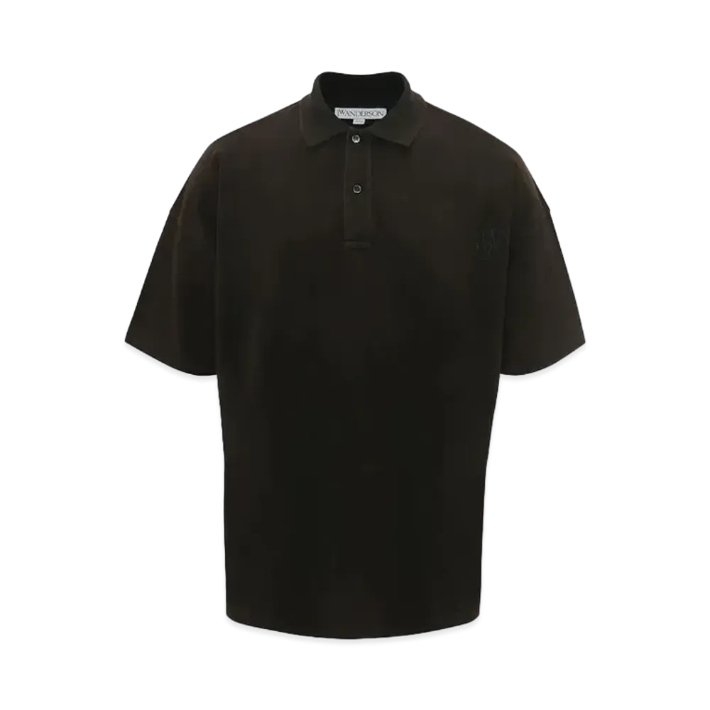 JW ANDERSON Polo Shirt With Logo Embroidery "Brown"