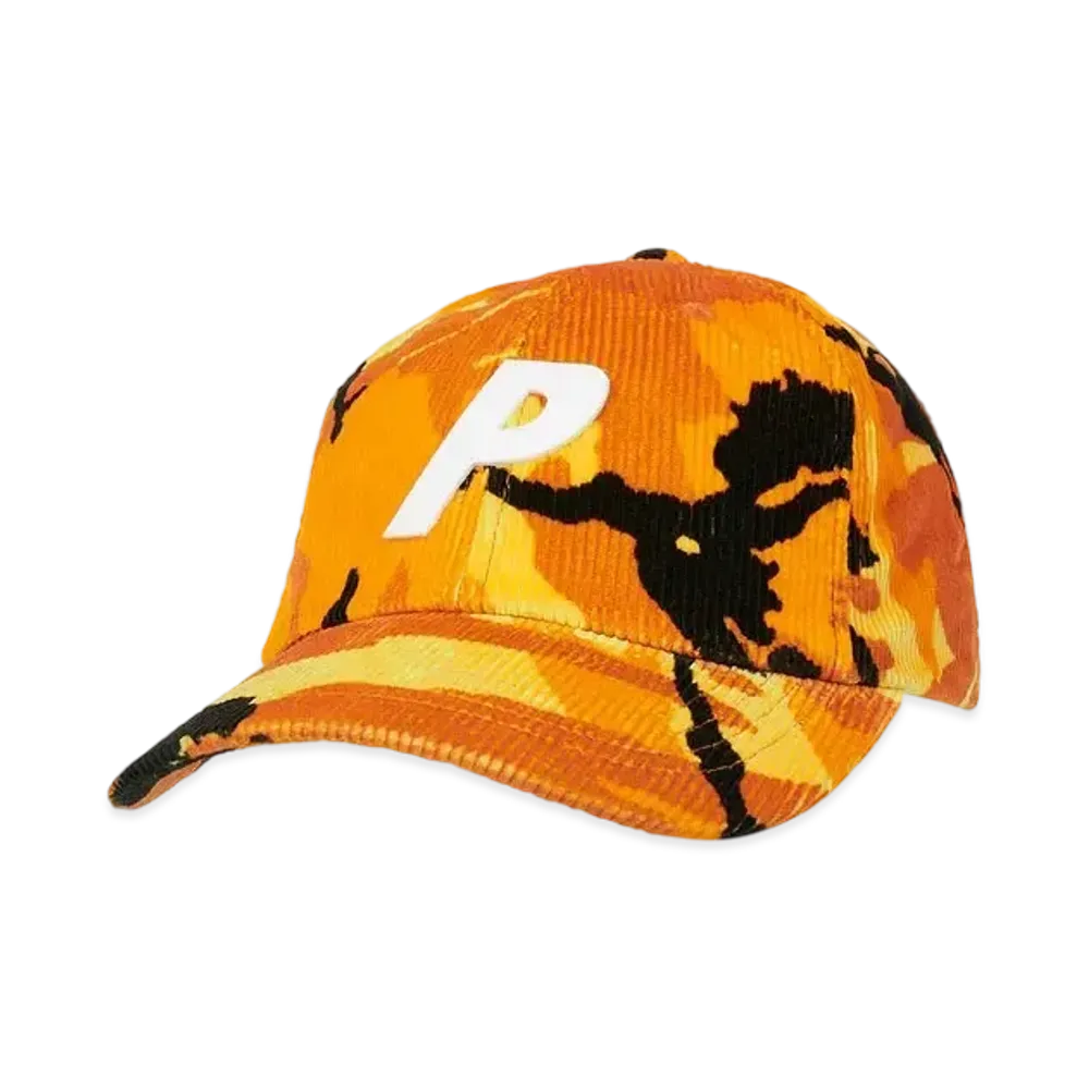 PALACE Corduroy P 6-Panel "Orange Dpm Camo"