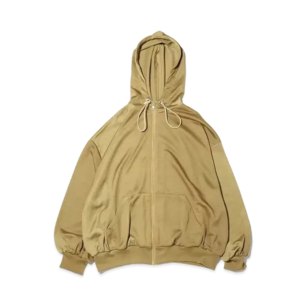 atmos pink x Riehata Logo Shishu Sweat Jersey Zip Parka "Olive"