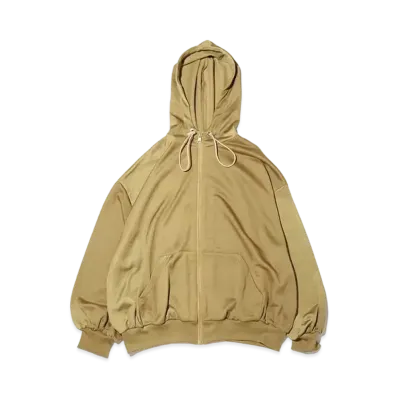 atmos pink x Riehata Logo Shishu Sweat Jersey Zip Parka "Olive"