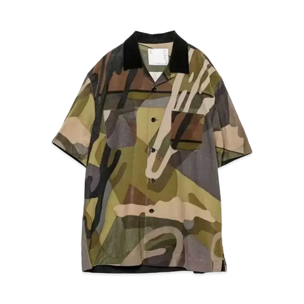 sacai KAWS Camo Shirt "Camo"