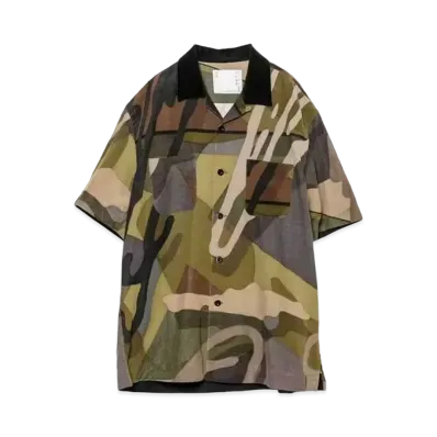 sacai KAWS Camo Shirt "Camo"