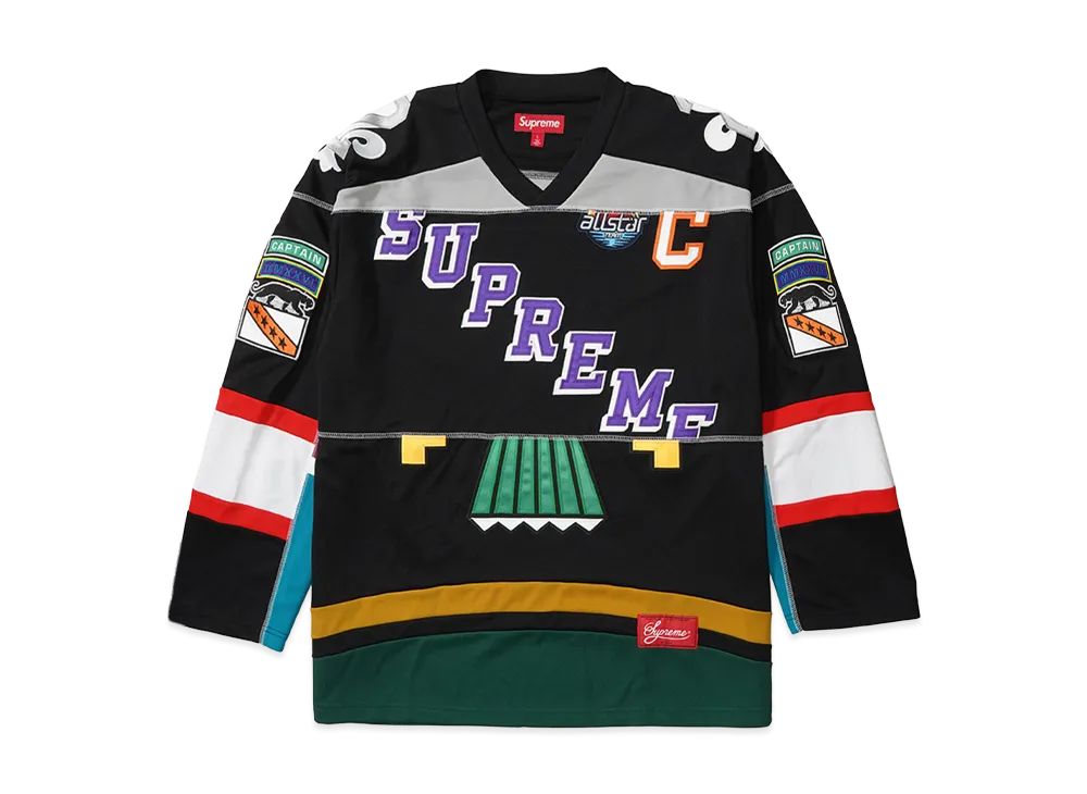 Supreme Paneled Hockey Jersey "Black"