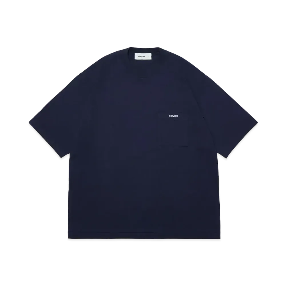 everyone Pocket Tee Shirt "Navy"