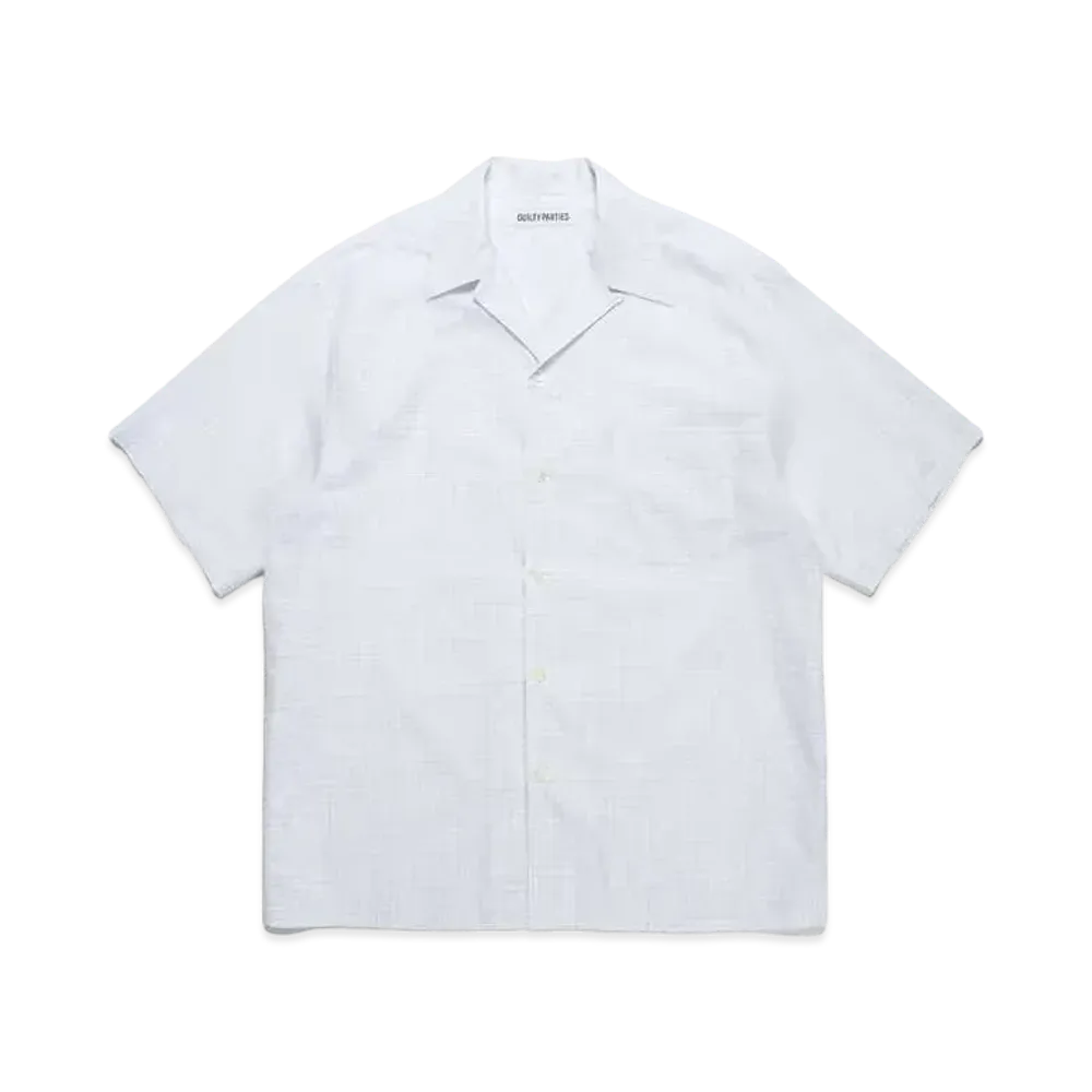 WACKO MARIA TESSITURA MONTI / Check Open Collar Shirt "Green"