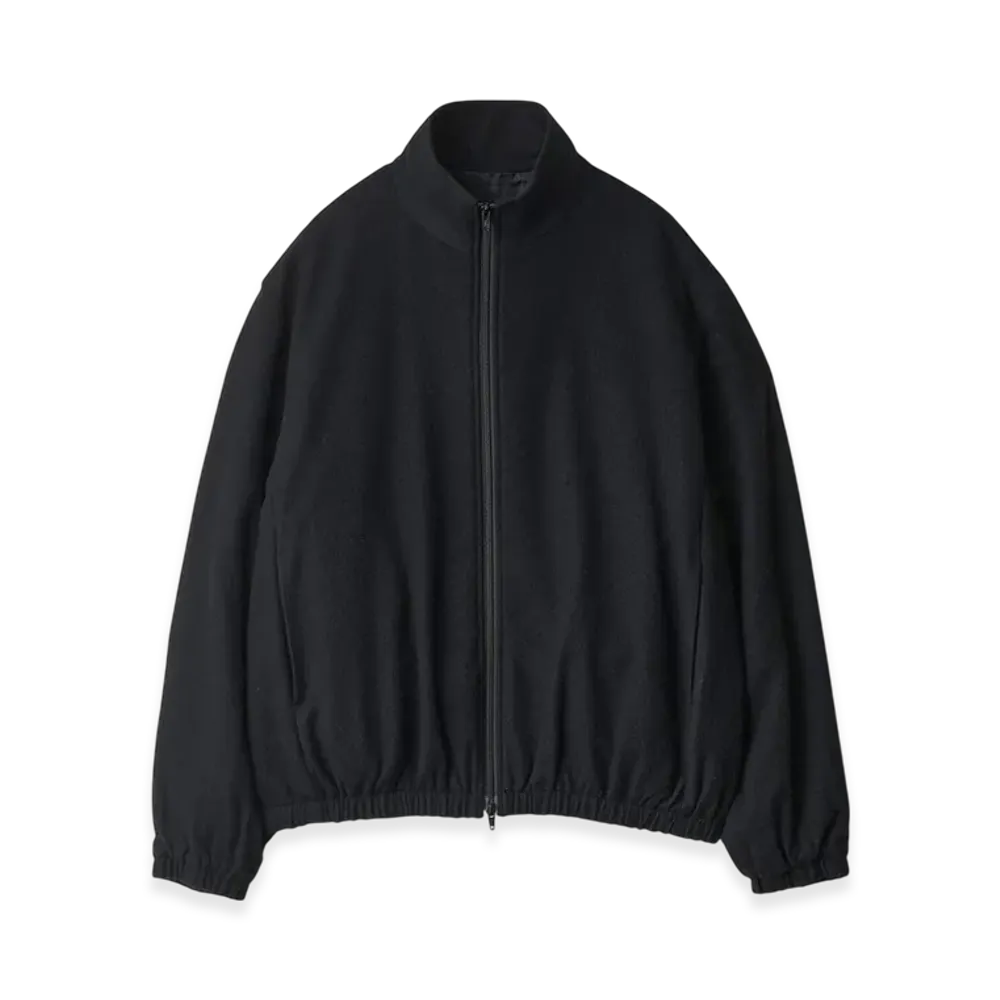 ssstein Wool/Cashmere Fleece Zip Jacket "Black"