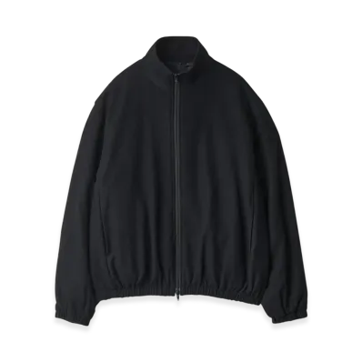 ssstein Wool/Cashmere Fleece Zip Jacket "Black"