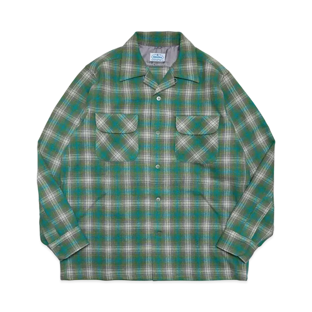 SubCulture Wool Check Shirt "Green"