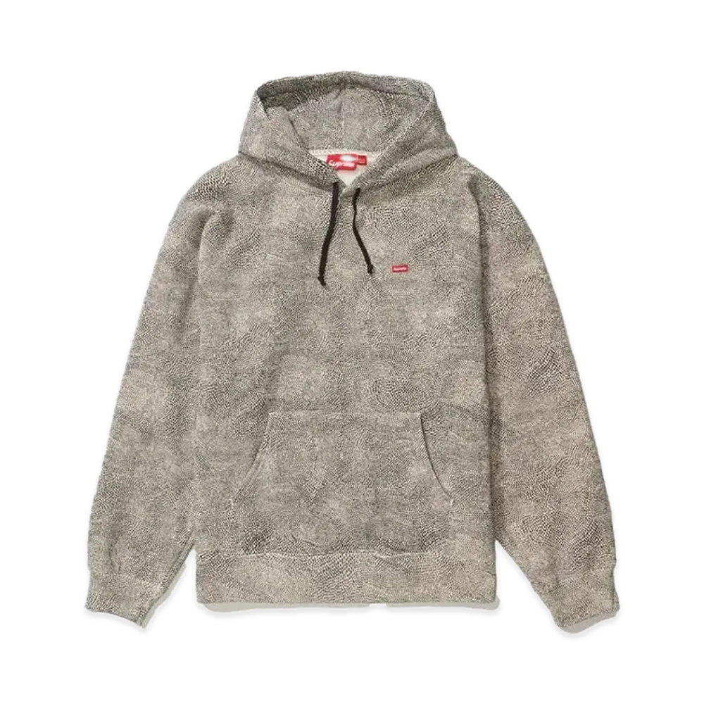 Supreme Small Box Hooded Sweatshirt "Snakeskin"