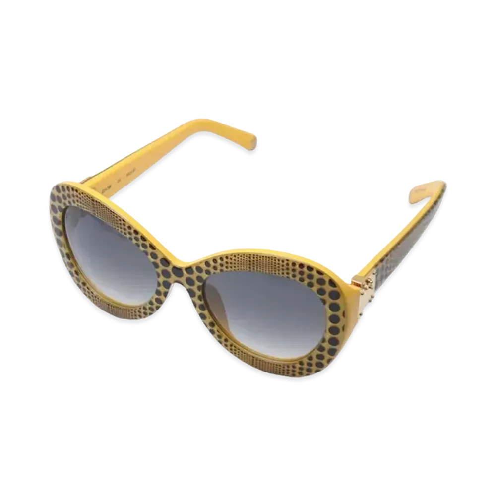 Louis Vuitton x Yayoi Kusama Sunglasses Wave Oversize "Jaune"