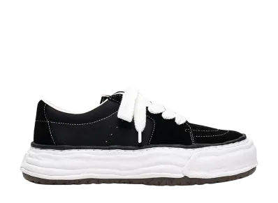 Maison MIHARA YASUHIRO ERIC OG Sole Mix Material Low-top Sneaker "Black"