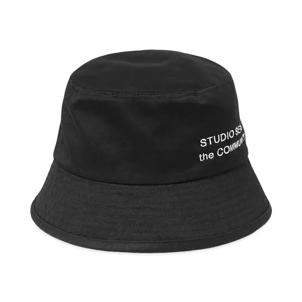 STUDIO SEVEN Chino Bucket Hat "BLACK"