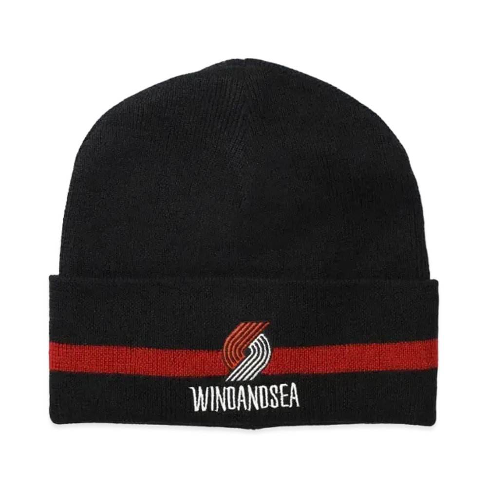 WIND AND SEA x NBA Cotton Knit Beanie (Portland Trail Blazers) "POR"