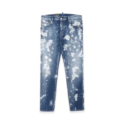 DSQUARED2 Skater Button-Fly Jeans "Blue"