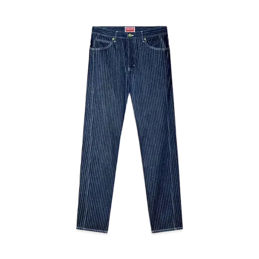 KENZO Tapered Fit Jeans "Rinse Blue Denim"