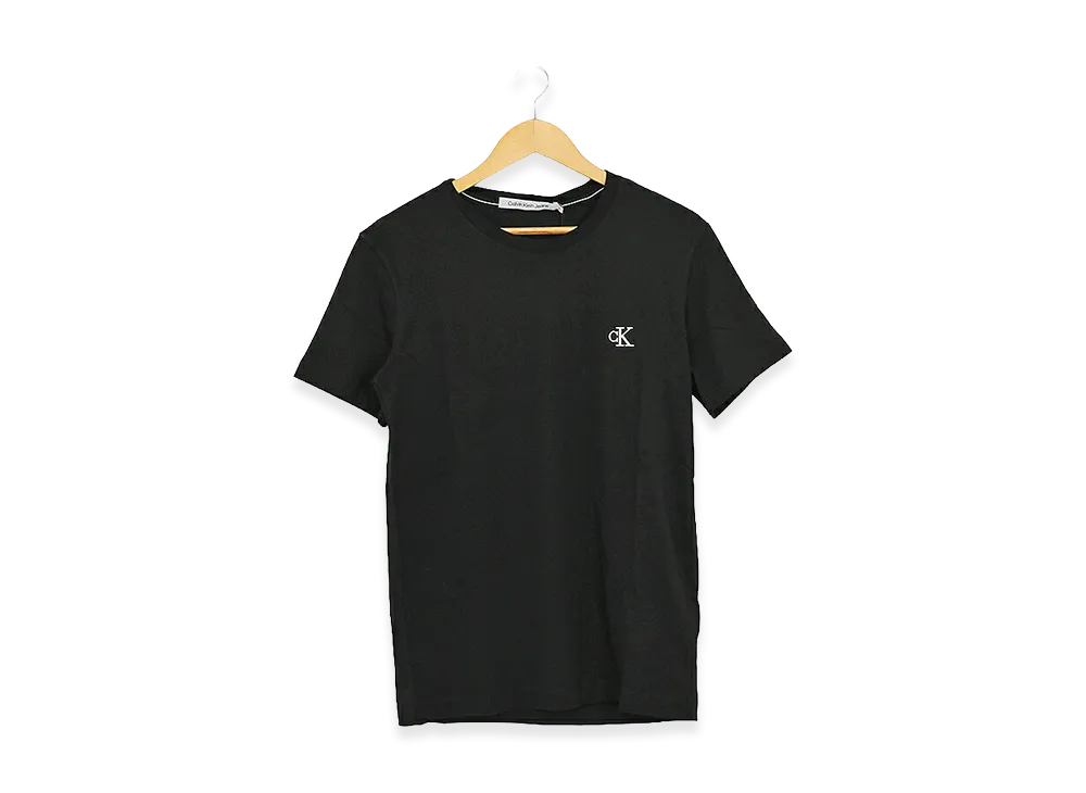 Calvin Klein Jeans Logo Embroidery T-Shirt "Black"
