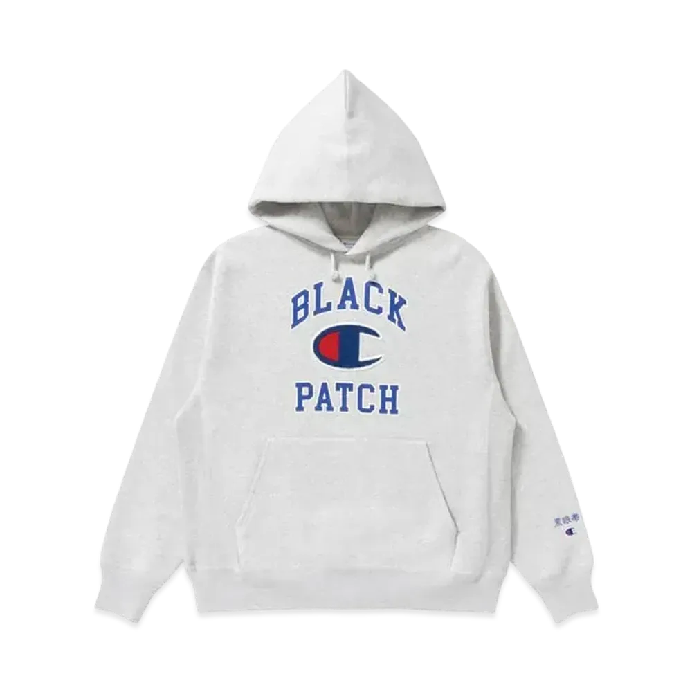BlackEyePatch Champion Reverse Weave Hooded Sweatshirt "Silver Gray"
