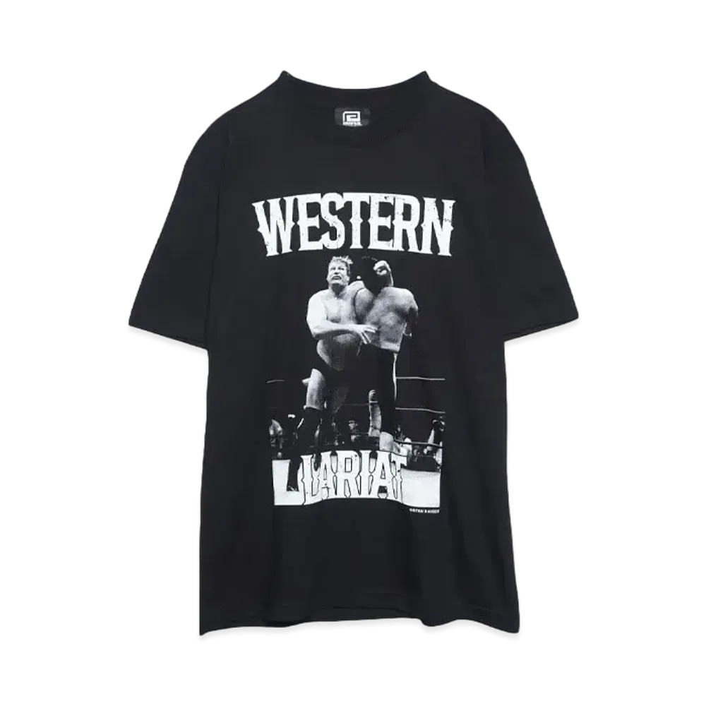 reversal STAN HANSEN WESTERN LARIAT TEE "BLACK"