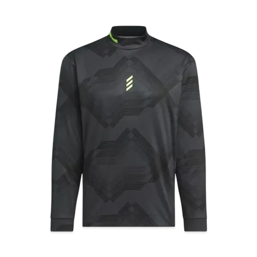 adidas Code Chaos Mock Neck Long Sleeve Shirt "Black"
