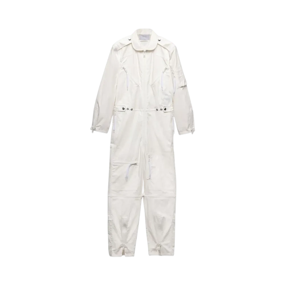 PRADA Men's Cotton Jumpsuit "White"