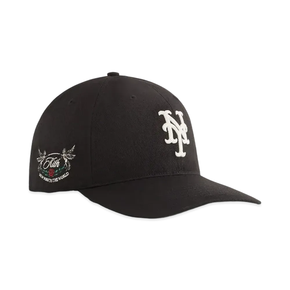 Kith x '47 For The New York Mets Heavy Twill Franchise LS Cap "Black"