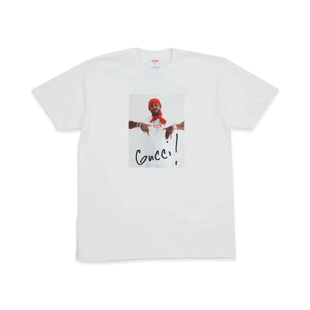 シュプリーム グッチ メイン Tシャツ "ホワイト"