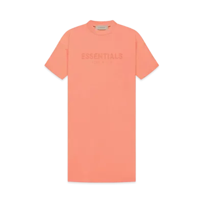 FEAR OF GOD ESSENTIALS Tee Dress "Coral"