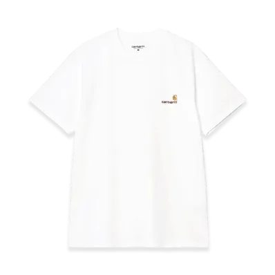Carhartt WIP S/S American Script T-Shirt "White"