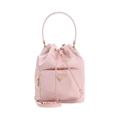 PRADA Women's 'Duet' Bucket Bag "Pink"