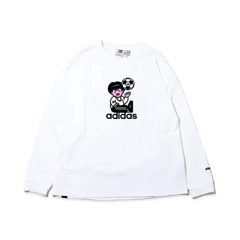 adidas atmos Face L/S Tee "White"