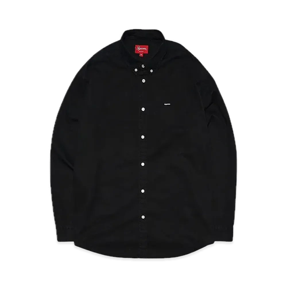 Supreme Small Box Twill Shirt "Black"