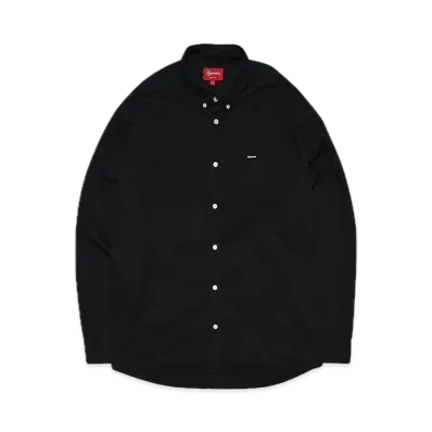 Supreme Small Box Twill Shirt "Black"