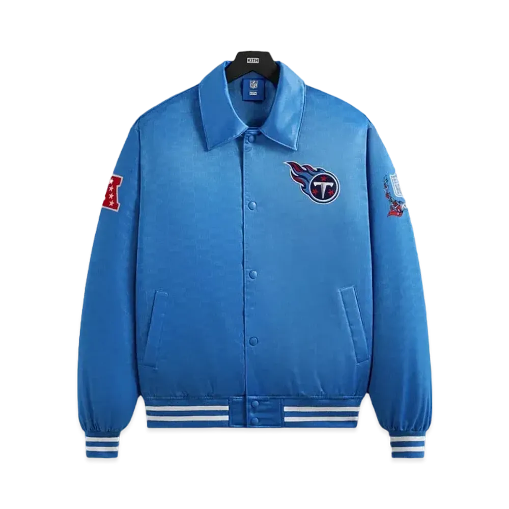 Kith x the NFL: Titans Satin Bomber Jacket "Ato"