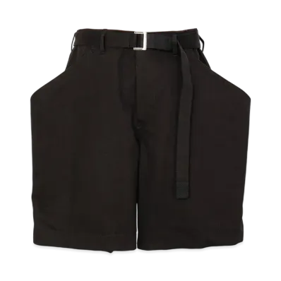 sacai Cotton Chino Shorts "Black"
