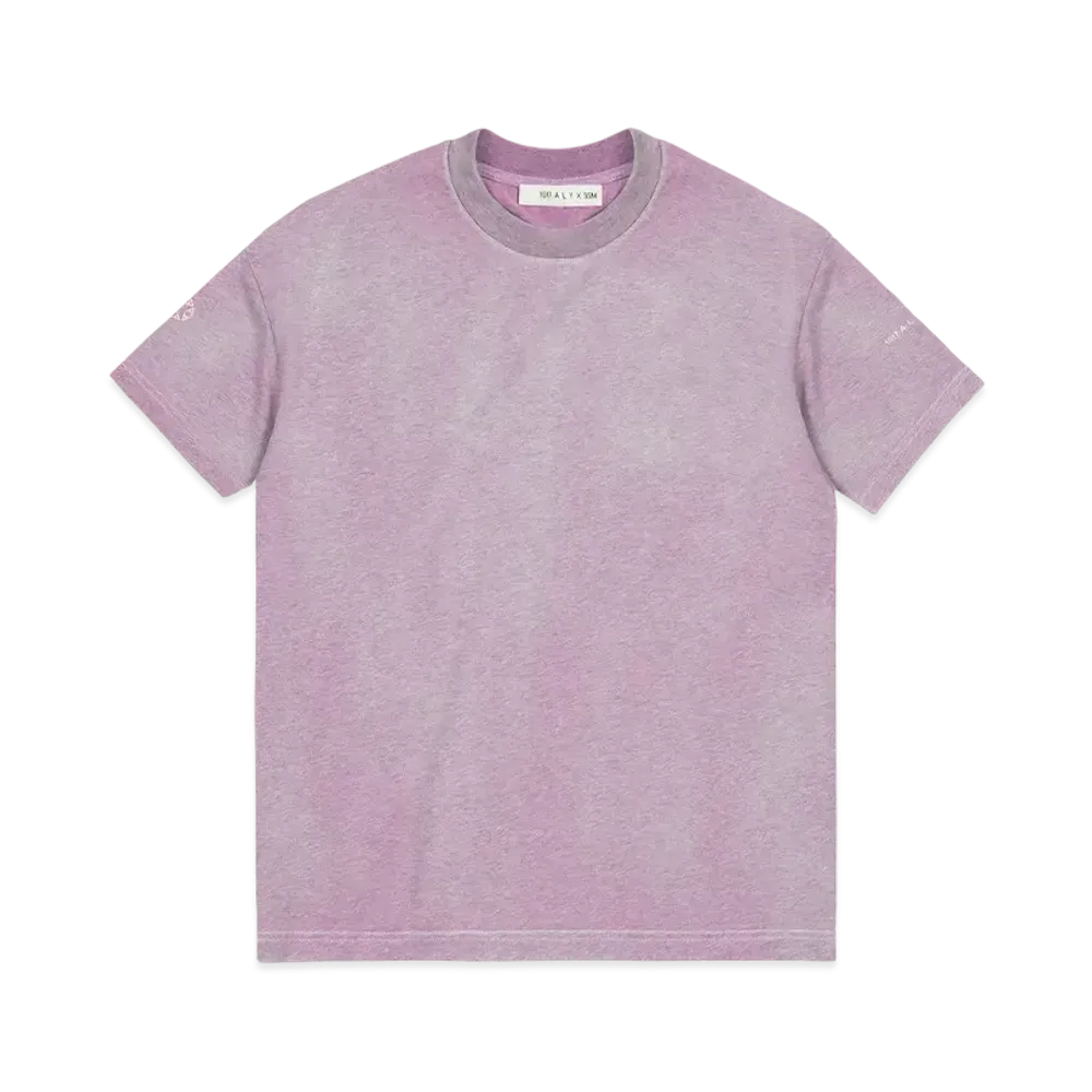 1017 ALYX 9SM Oversized Garment Dye T-Shirt "Over Dyed Pink Melange"