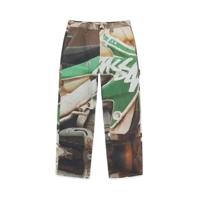 Stussy Work Pant Canvas Baja Print "Multi"