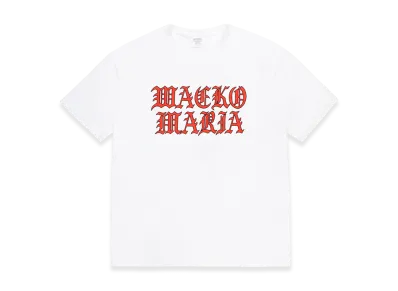 WACKO MARIA Washed Heavy Weight T-Shirt "White"