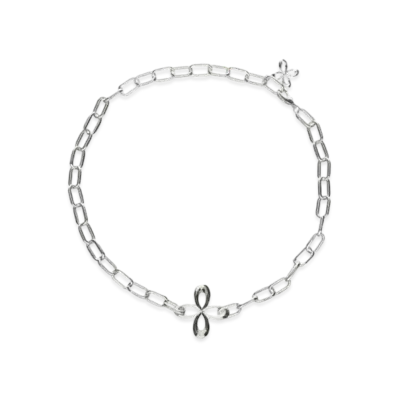 SURGERY Clover Bold Chain Necklace "Silver"