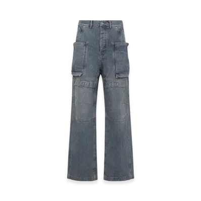 Rick Owens DRKSHDW Stefan Cargo Pants "Blue"