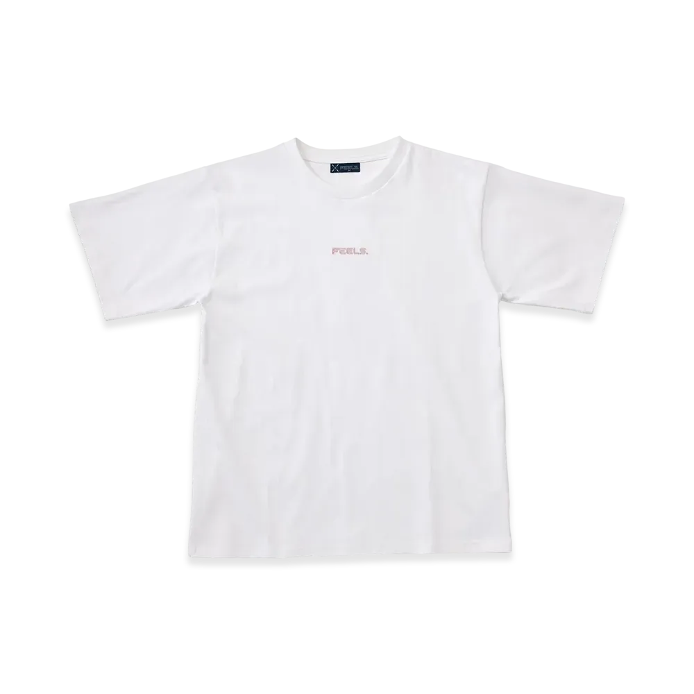 FEELS. Separated Cross Logo T-Shirt "White"