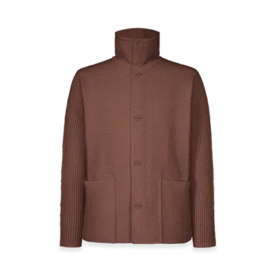 HOMME PLISSE ISSEY MIYAKE Rustic Knit "Brown"