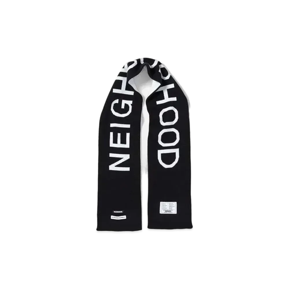 NEIGHBORHOOD KH . LOGO MUFFLER . AC "Black"