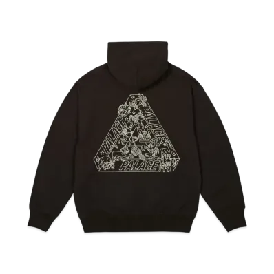 PALACE Zodiac Tri-Ferg Hood "Black"
