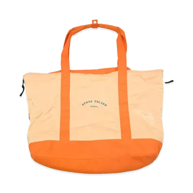 Stone Island Nylon Marina Tote Bag "Orange"