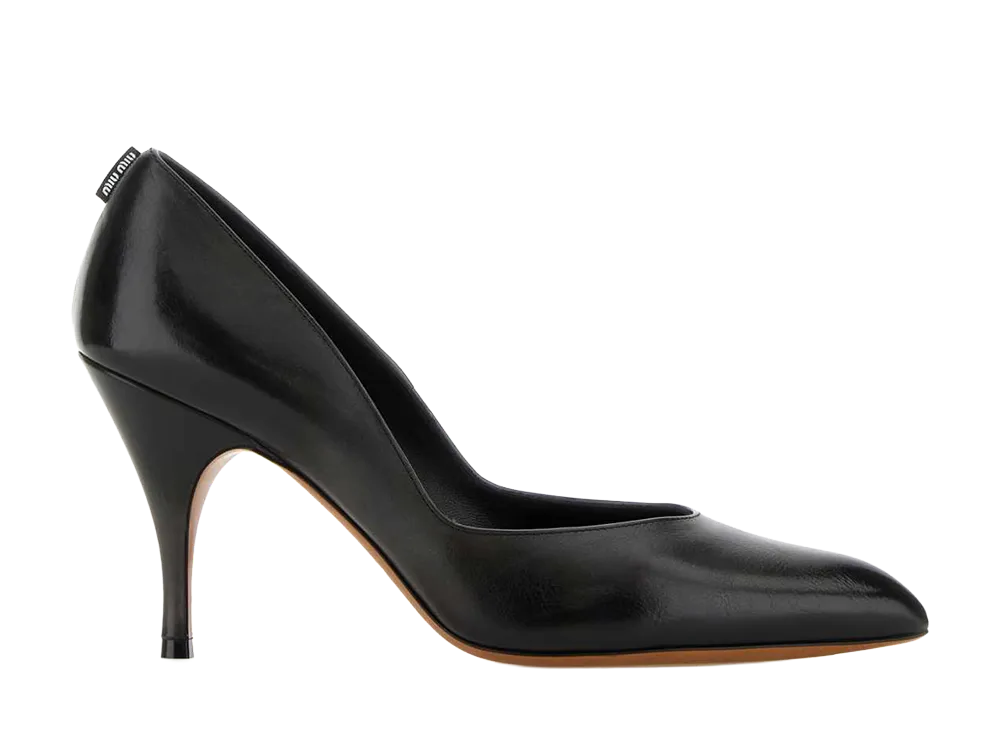 MIU MIU Women's Leather Pumps "Black"