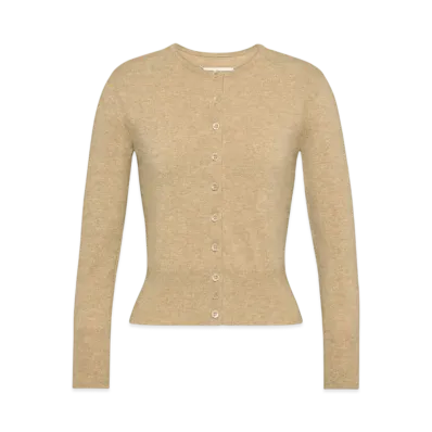 Maison Margiela Women's Wool Cardigan "Walnut"