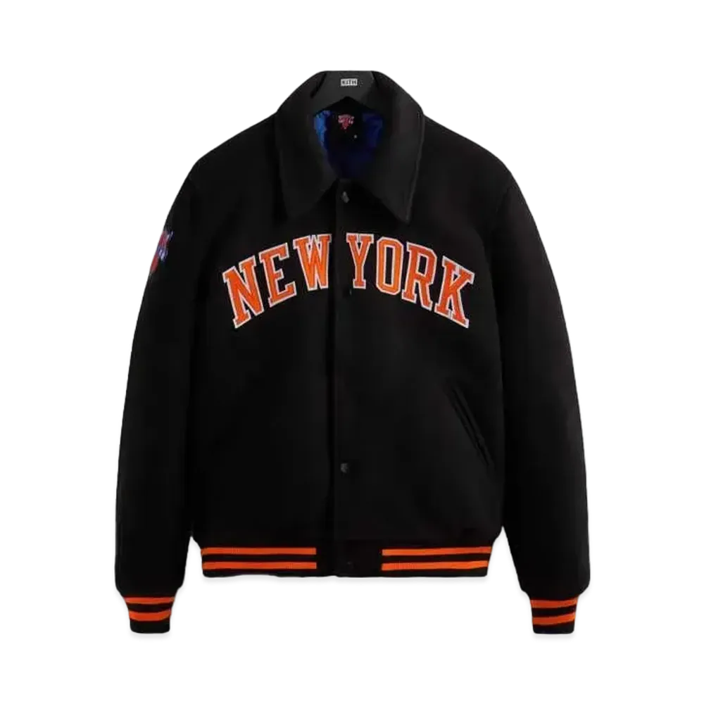 Kith x New York Knicks Wool Coaches Jacket "Black"