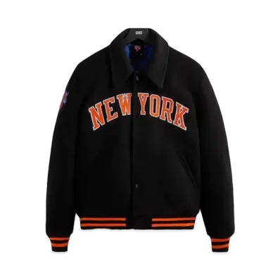 Kith x New York Knicks Wool Coaches Jacket "Black"