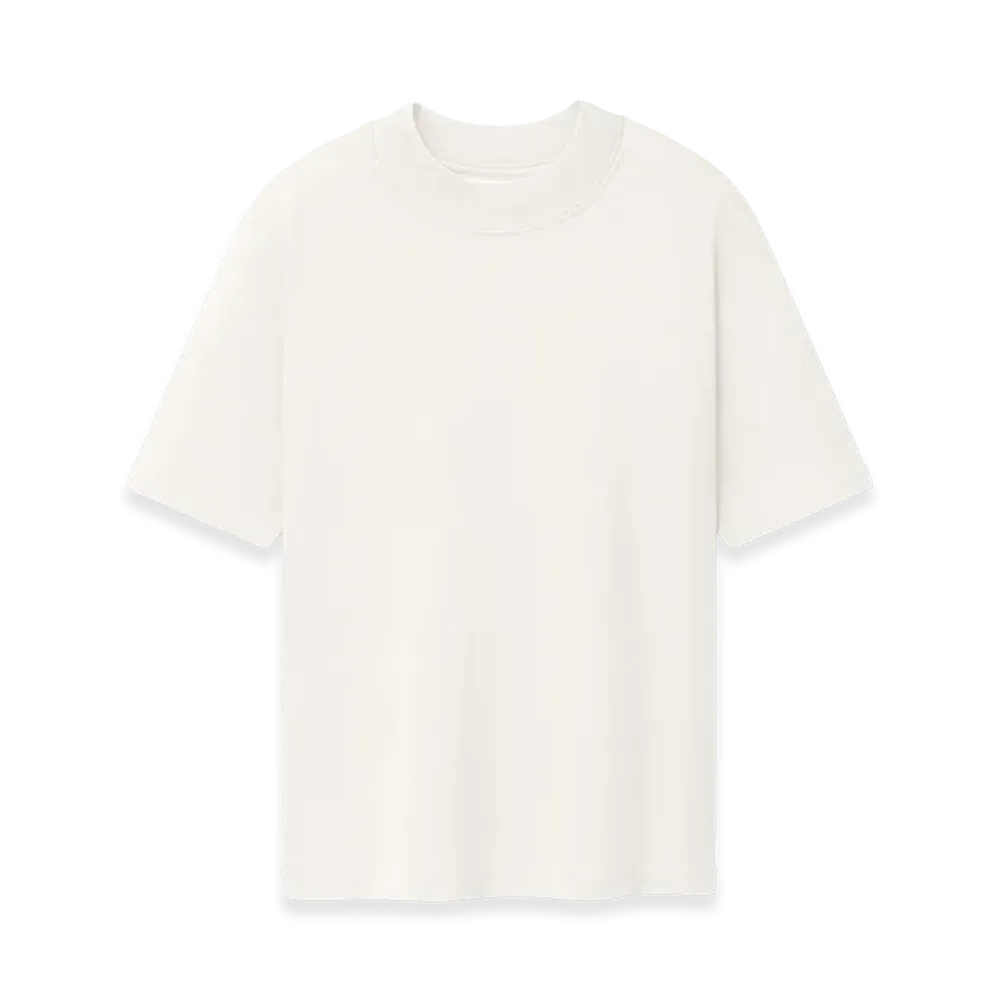 FEAR OF GOD ESSENTIALS Women's Tri-Blend Shrunken Baseball Tee "Ivory"