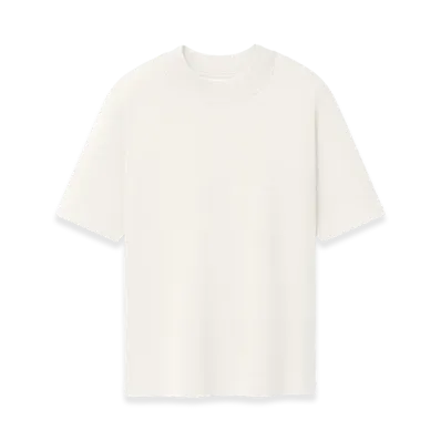 FEAR OF GOD ESSENTIALS Women's Tri-Blend Shrunken Baseball Tee "Ivory"